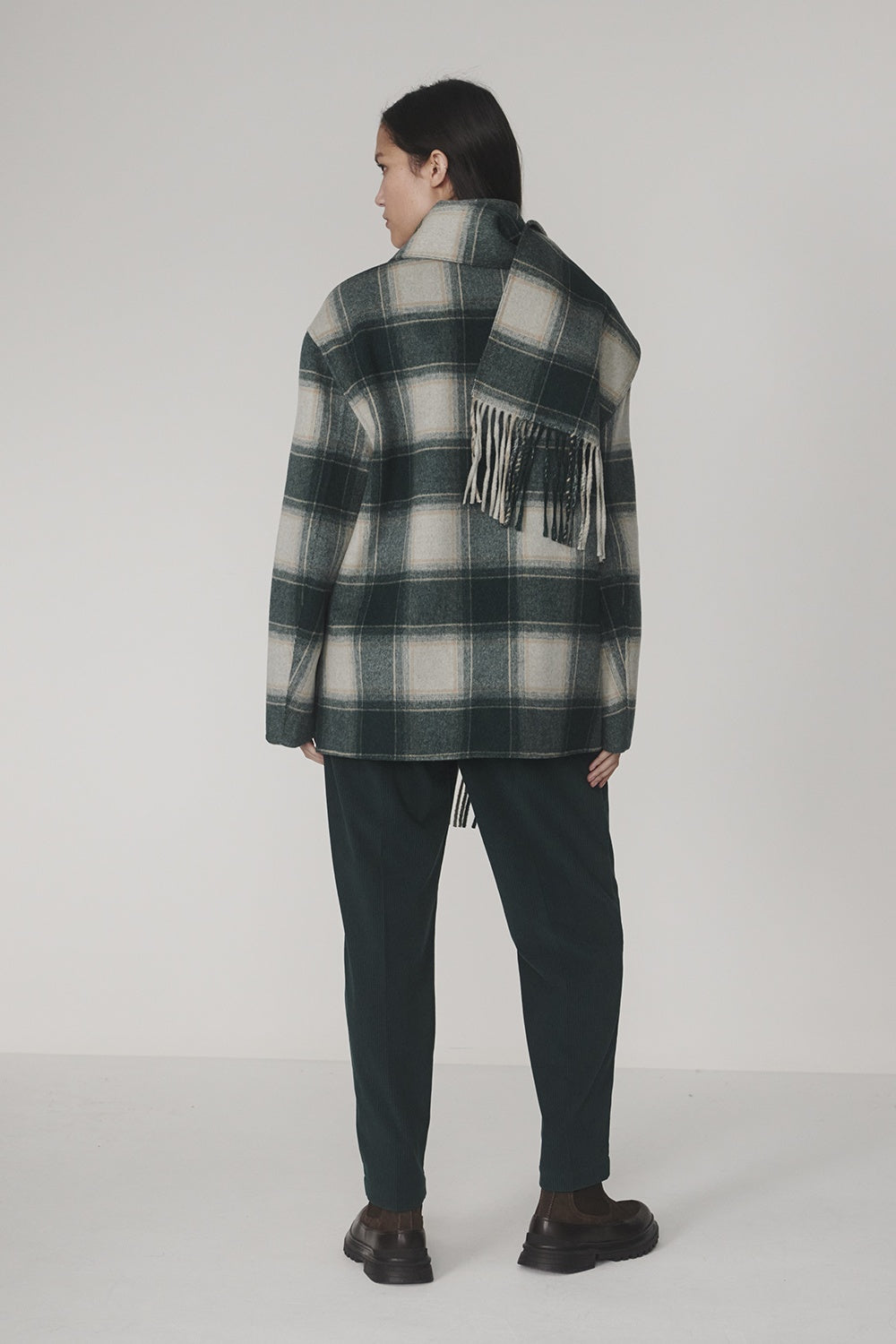 Alderton Check Scarf Coat | PRE ORDER