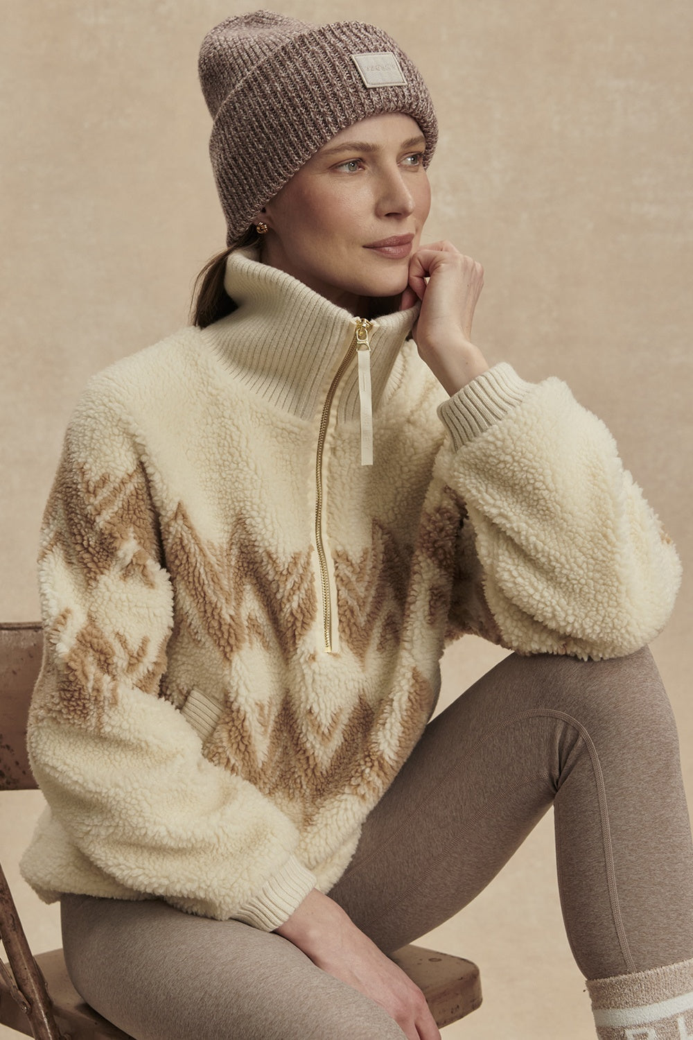 Hendrik Half-Zip Sherpa