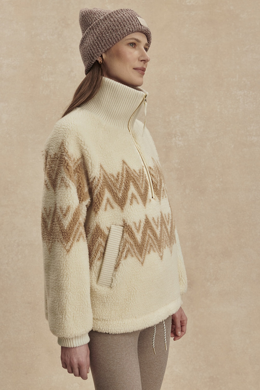 Hendrik Half-Zip Sherpa