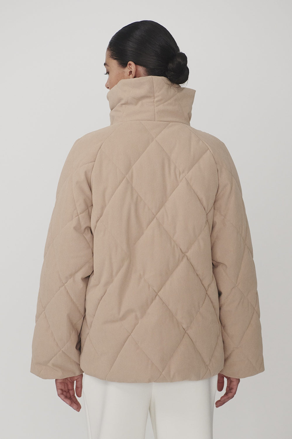 Evren Short Quilted Coat
