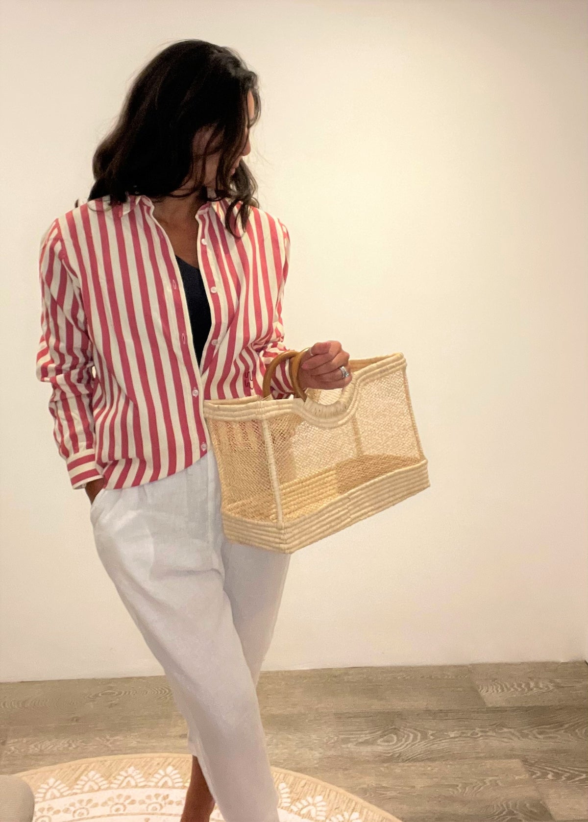 BUOY Red Stripe Shirt