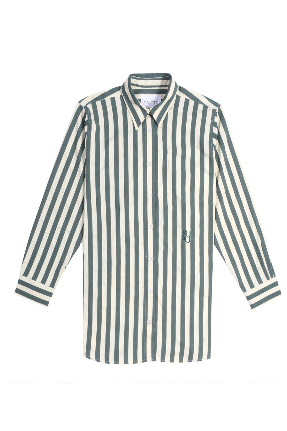 BUOY Green Stripe Shirt