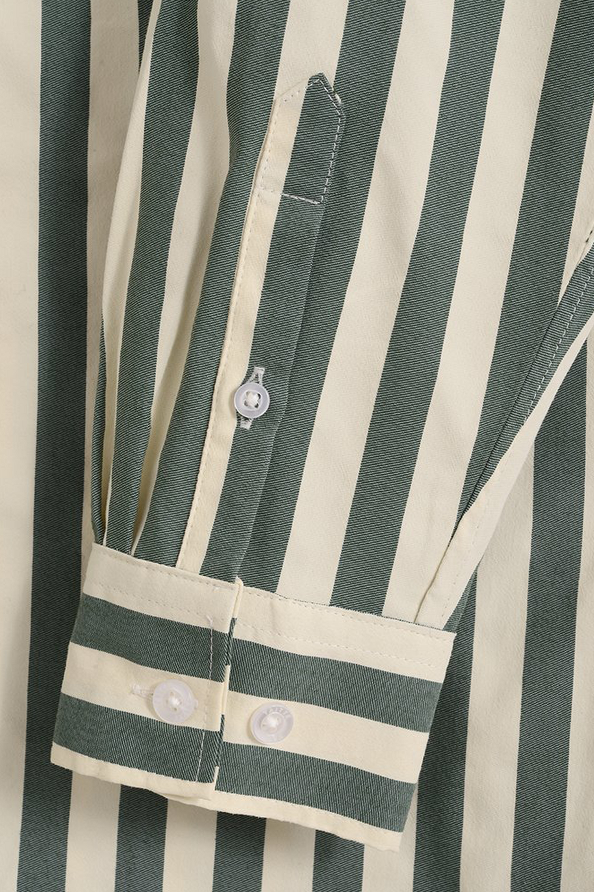 BUOY Green Stripe Shirt