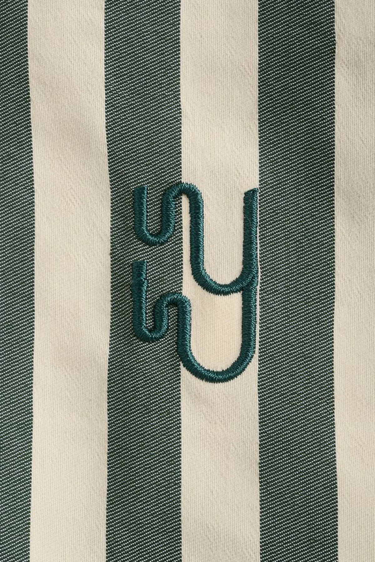 BUOY Green Stripe Shirt