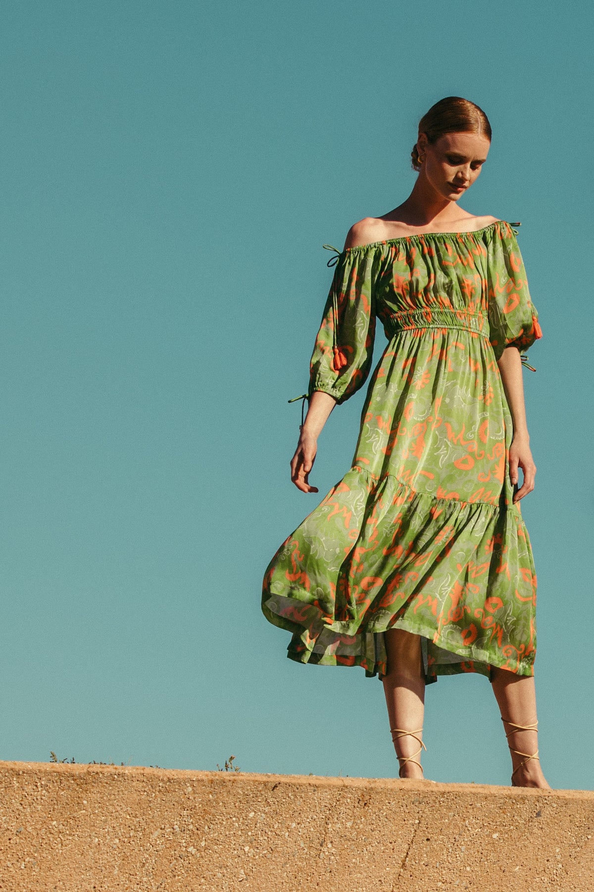Daniella Midi Dress | Tropical - FINAL SALE