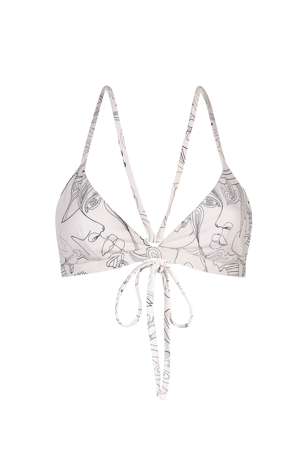 Cami Printed Bikini Top - FINAL SALE