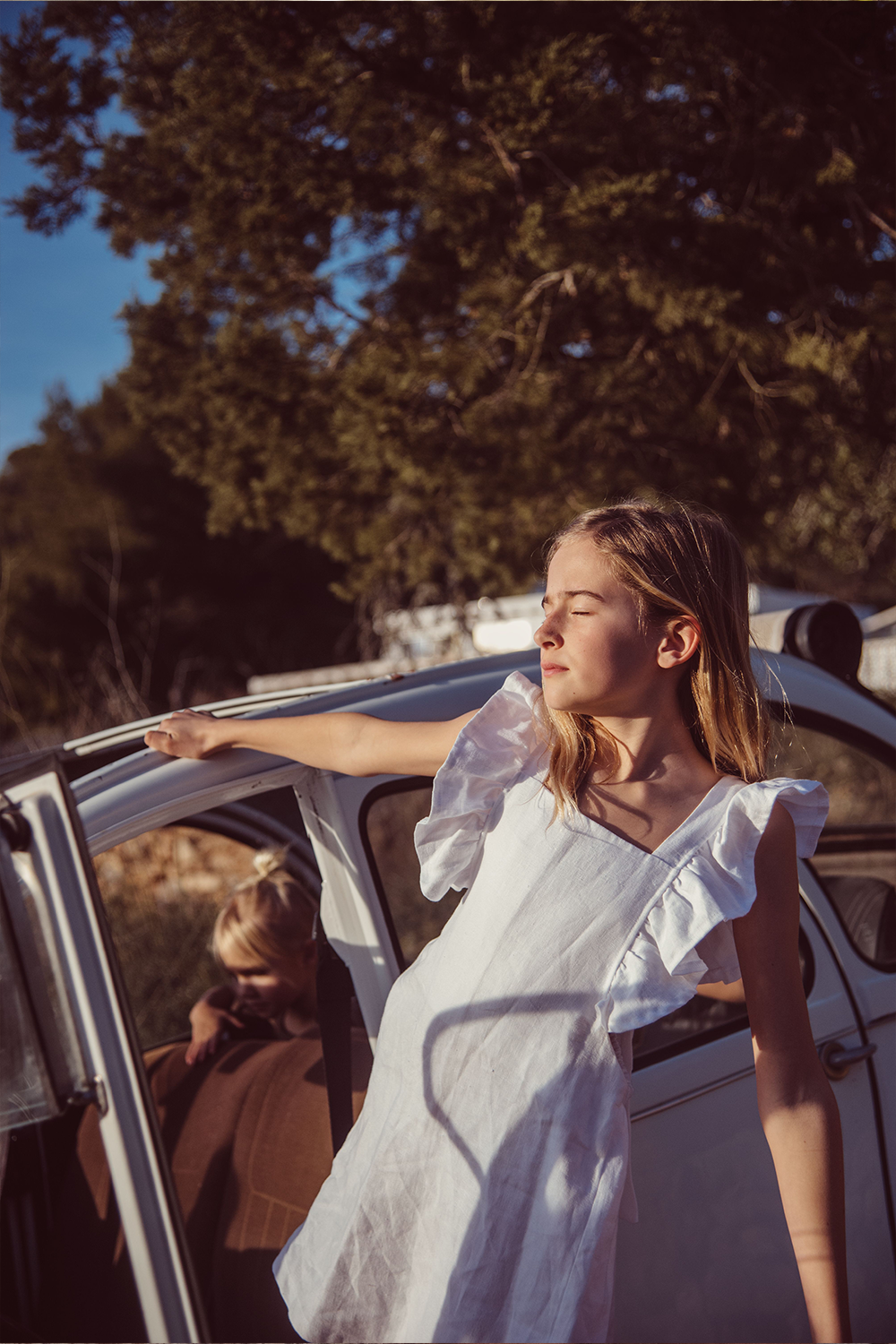 Celine Linen Dress Tyde London