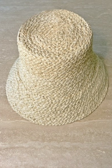Straw Bucket Hat | Natural