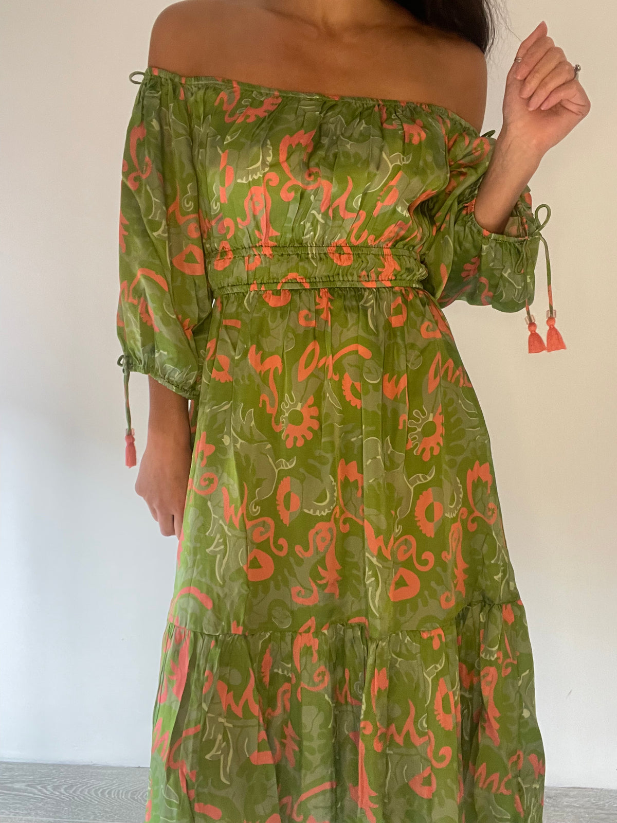 Daniella Midi Dress | Tropical - FINAL SALE