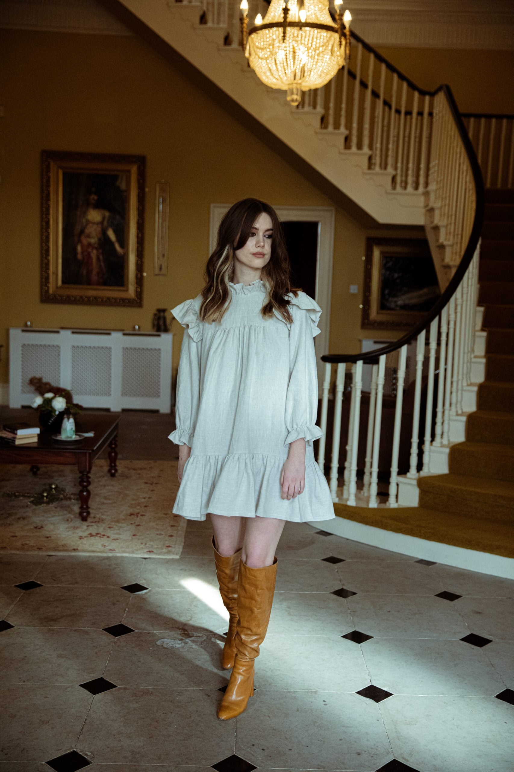 Mable Linen Dress by Femme Natural | FINAL SALE 12-14 Mable Linen Dress by Femme Natural | FINAL SALE 12-14