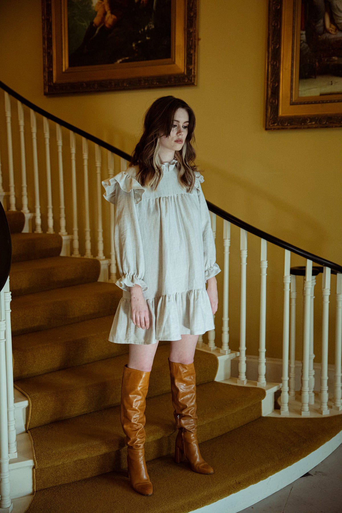 Mable Linen Dress by Femme Natural | FINAL SALE