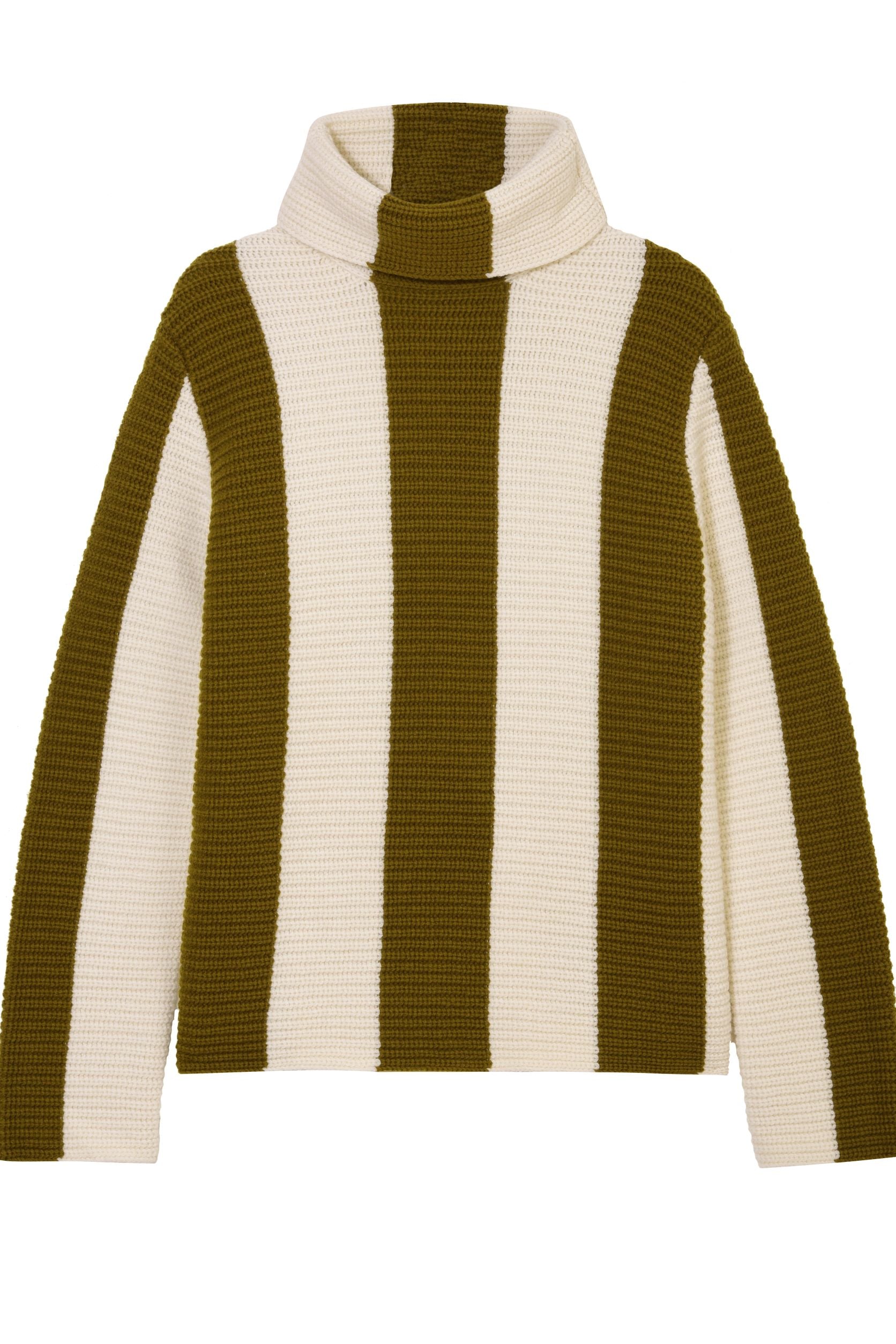 MAST Striped Jumper | Warm Bronze