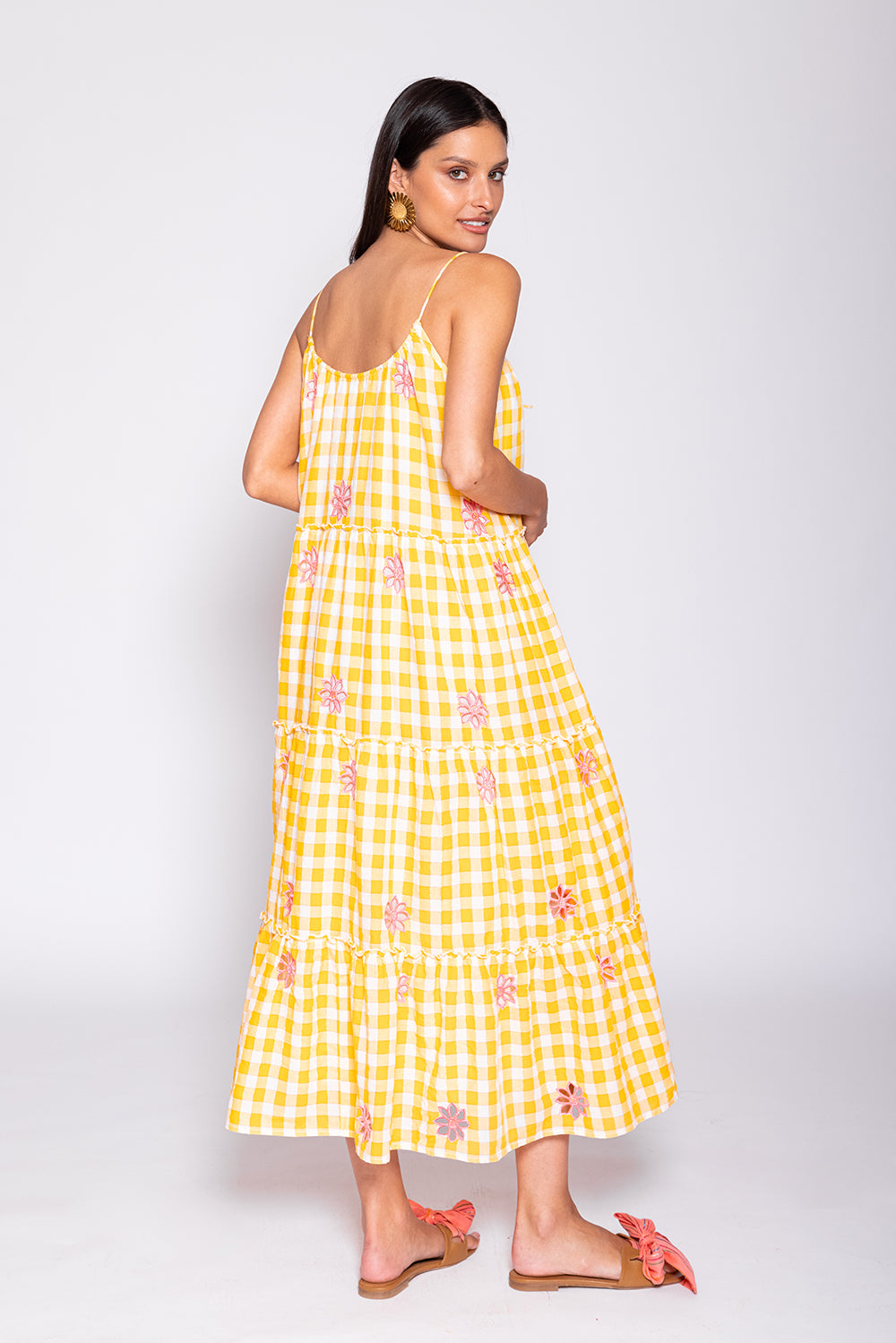 Tired Gingham Dress- FINAL SALE