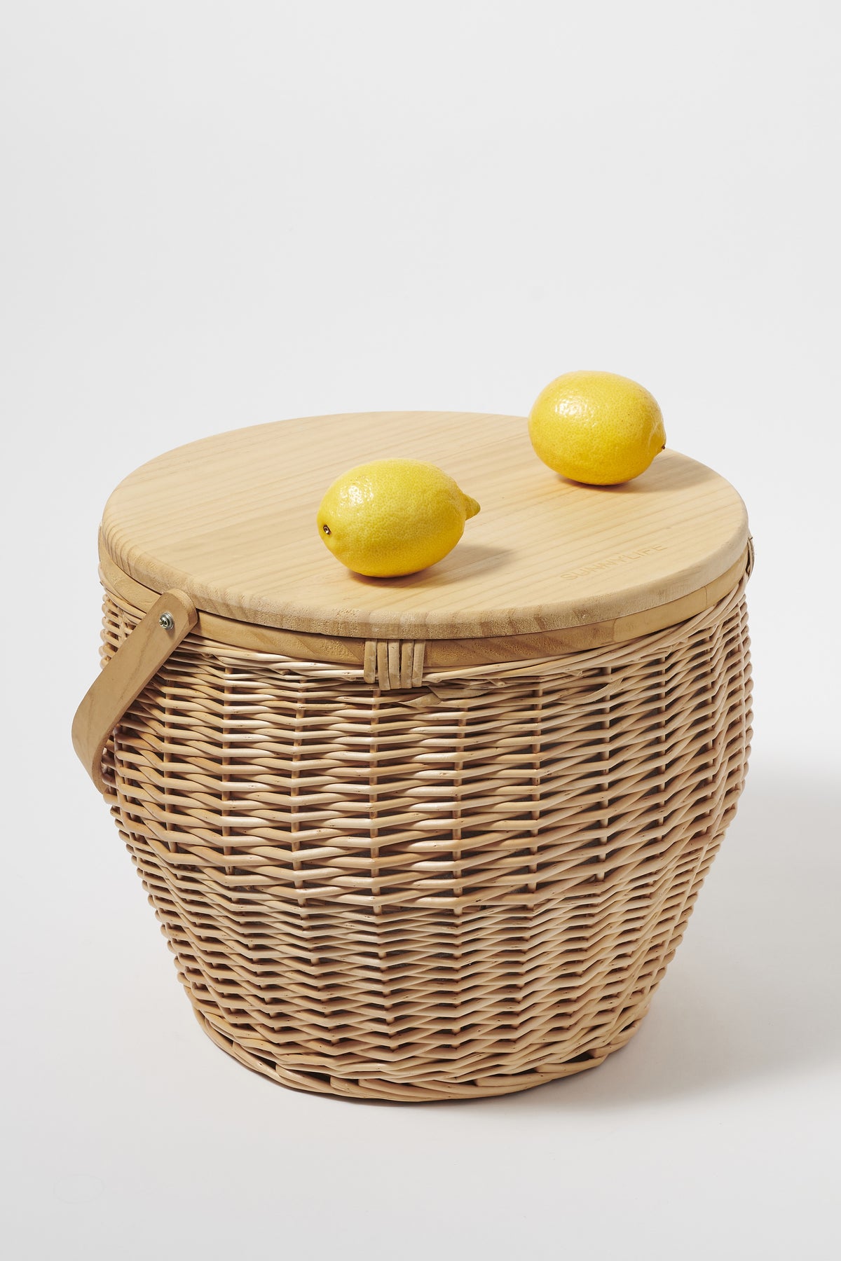 Round Picnic Cooler Basket