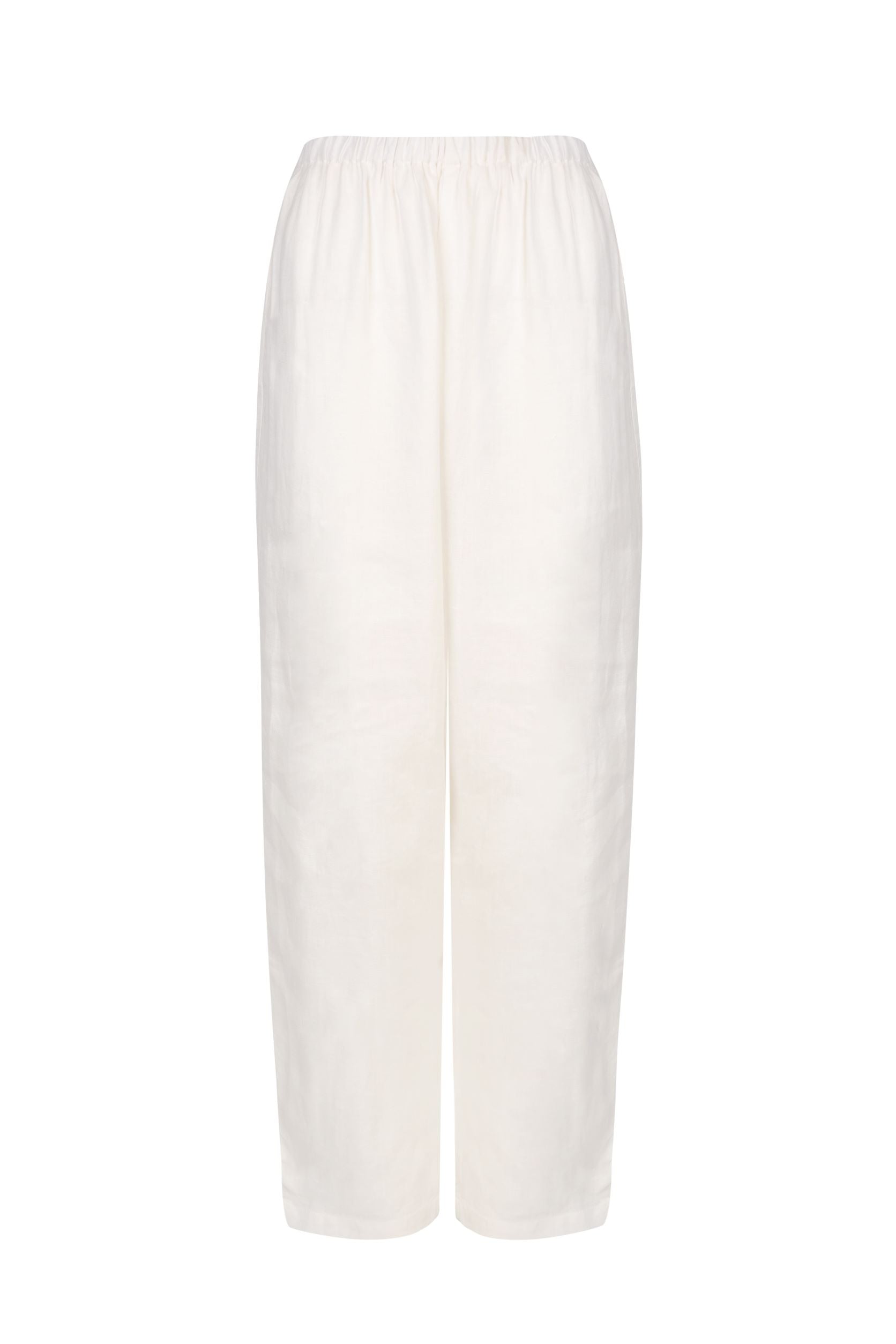 Salinas Linen Trouser | WHITE