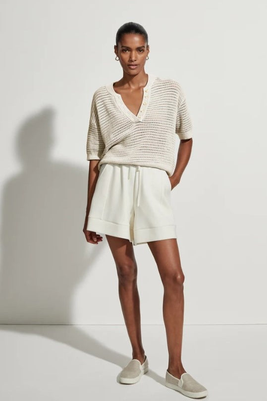 Callie Knit Top | Egret