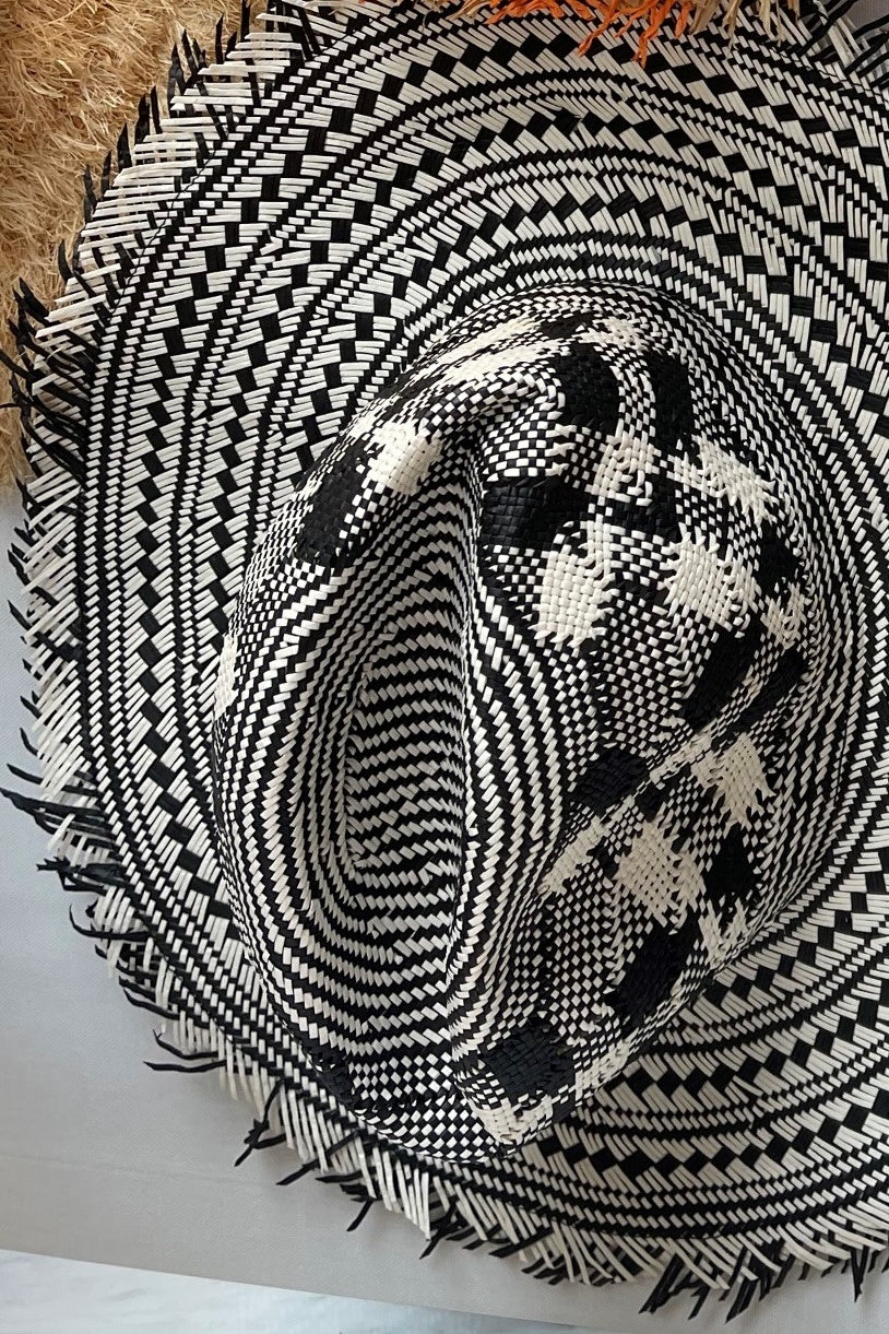 MIA HAT | BLACK/WHITE - Packable FINAL SALE