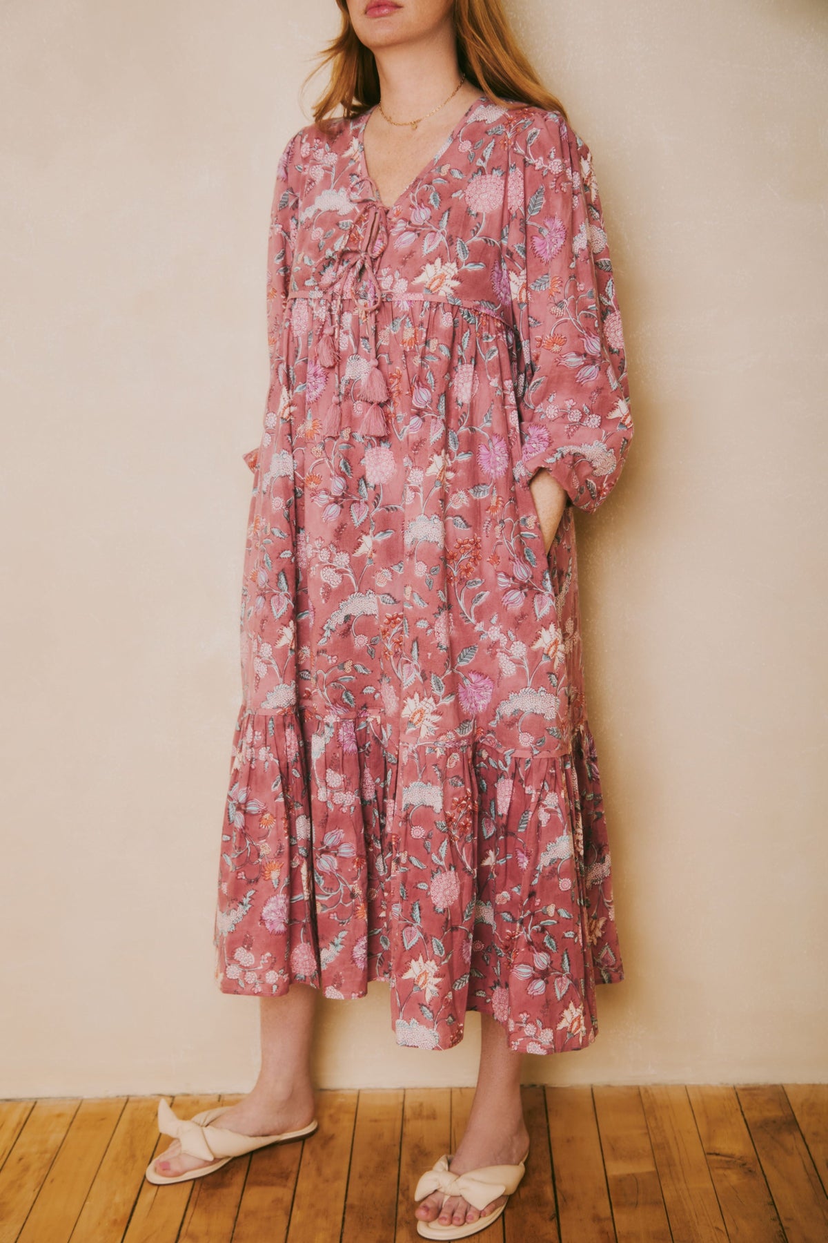Evie Pink Floral Print Dress - FINAL SALE