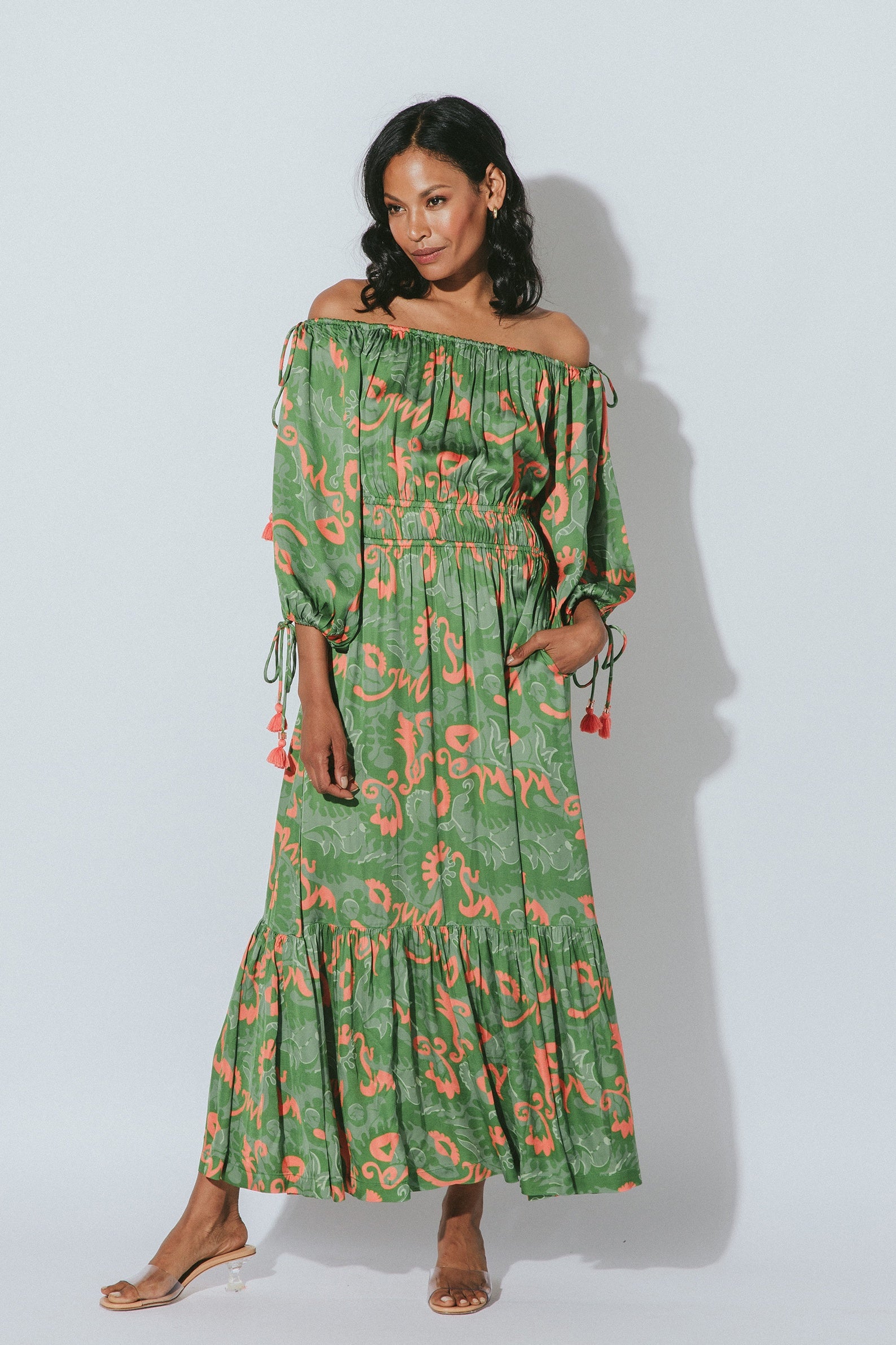 Daniella Midi Dress | Tropical - FINAL SALE