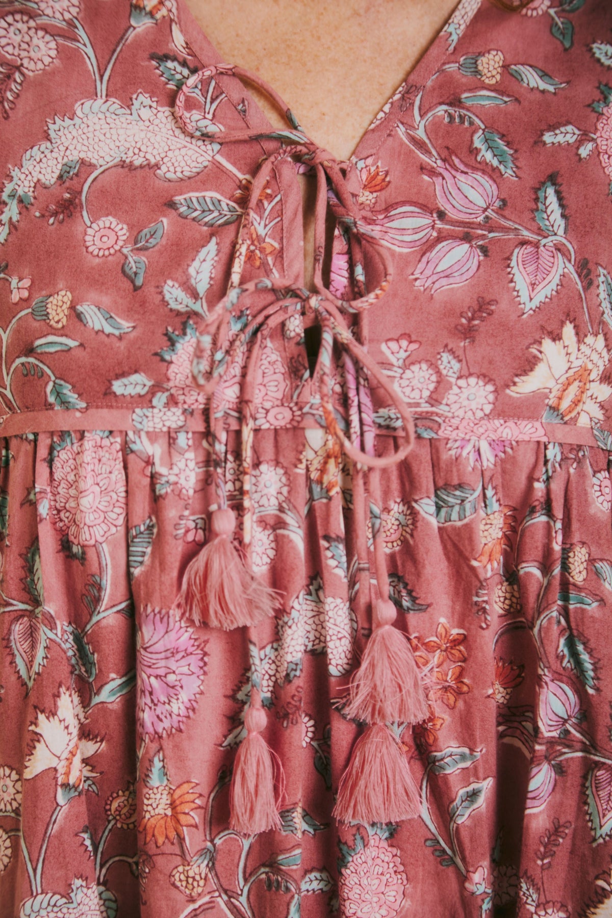 Evie Pink Floral Print Dress - FINAL SALE