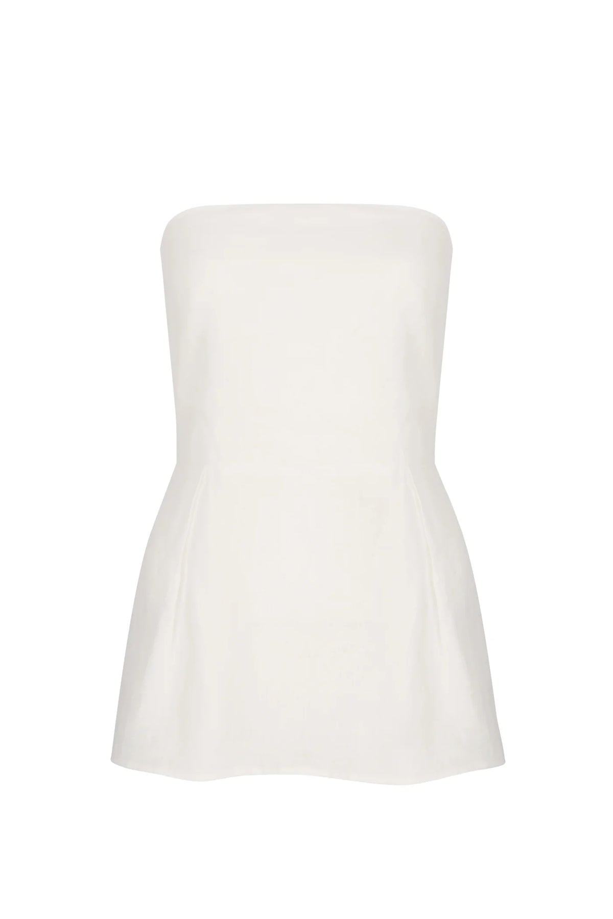 Yves Uro Peplum Linen Top