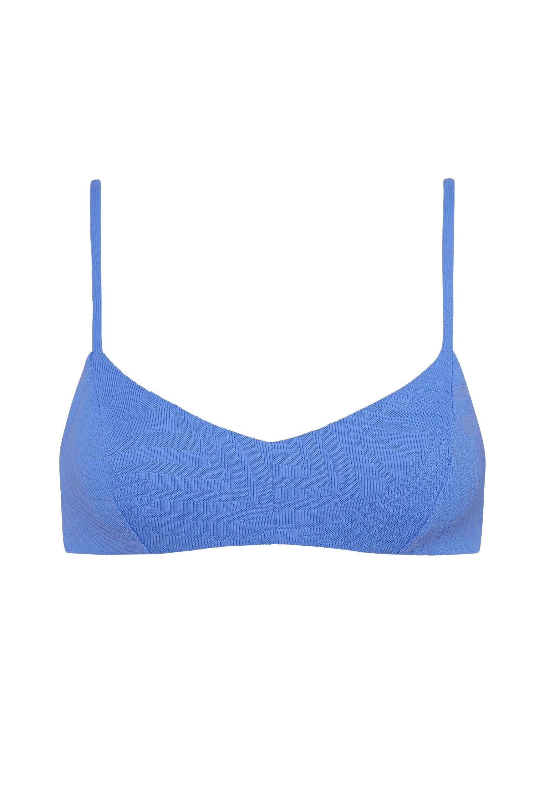 Freddie Bikini Top | Sea Blue